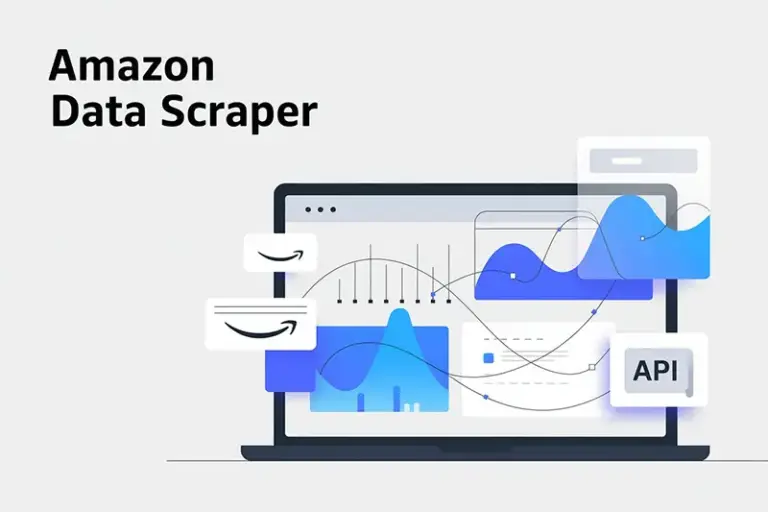 ASIN数据抓取流程图展示Amazon商品信息采集的五种方法，包括API工具、爬虫技术和批量数据处理方案