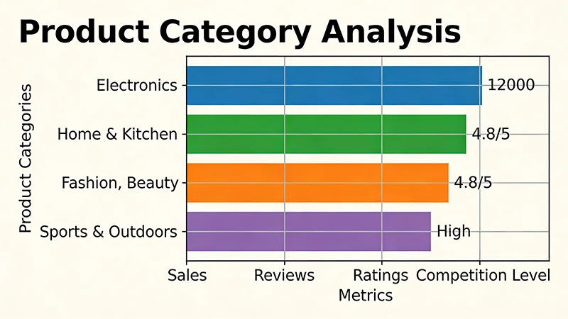Multi-dimensional Product Category Comparison Analysis product category comparison analysis