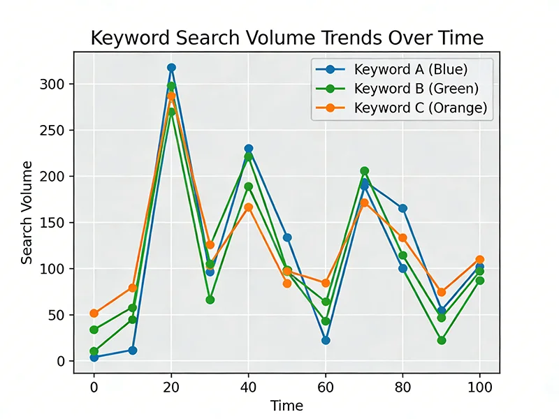 Amazon Keyword Product Selection Complete Guide 2026: Hot Search Term Ranking Data-Driven Selection Method with Pangolinfo API 1 亚马逊热搜词榜单界面展示关键词排名和搜索量变化 1
