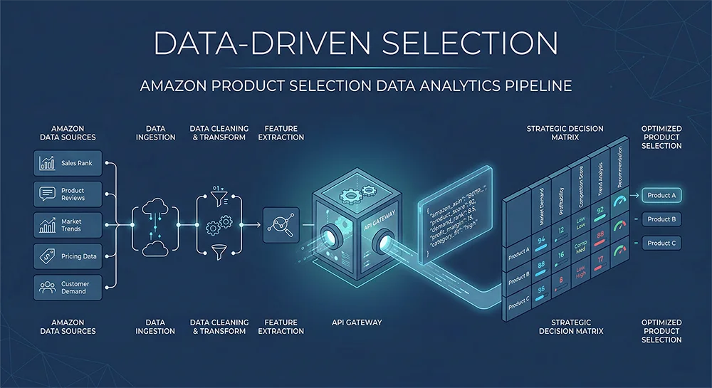 亚马逊选品数据采集_构建深度电商决策大盘