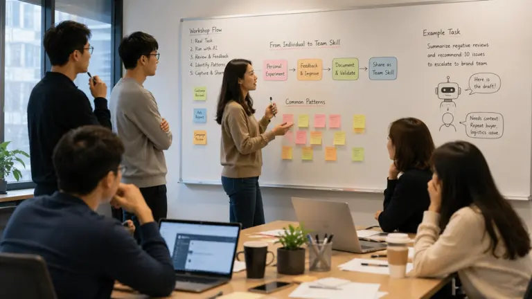 AI-Native Organization Rollout" + "Bought Agents, No Users? Run a Workshop